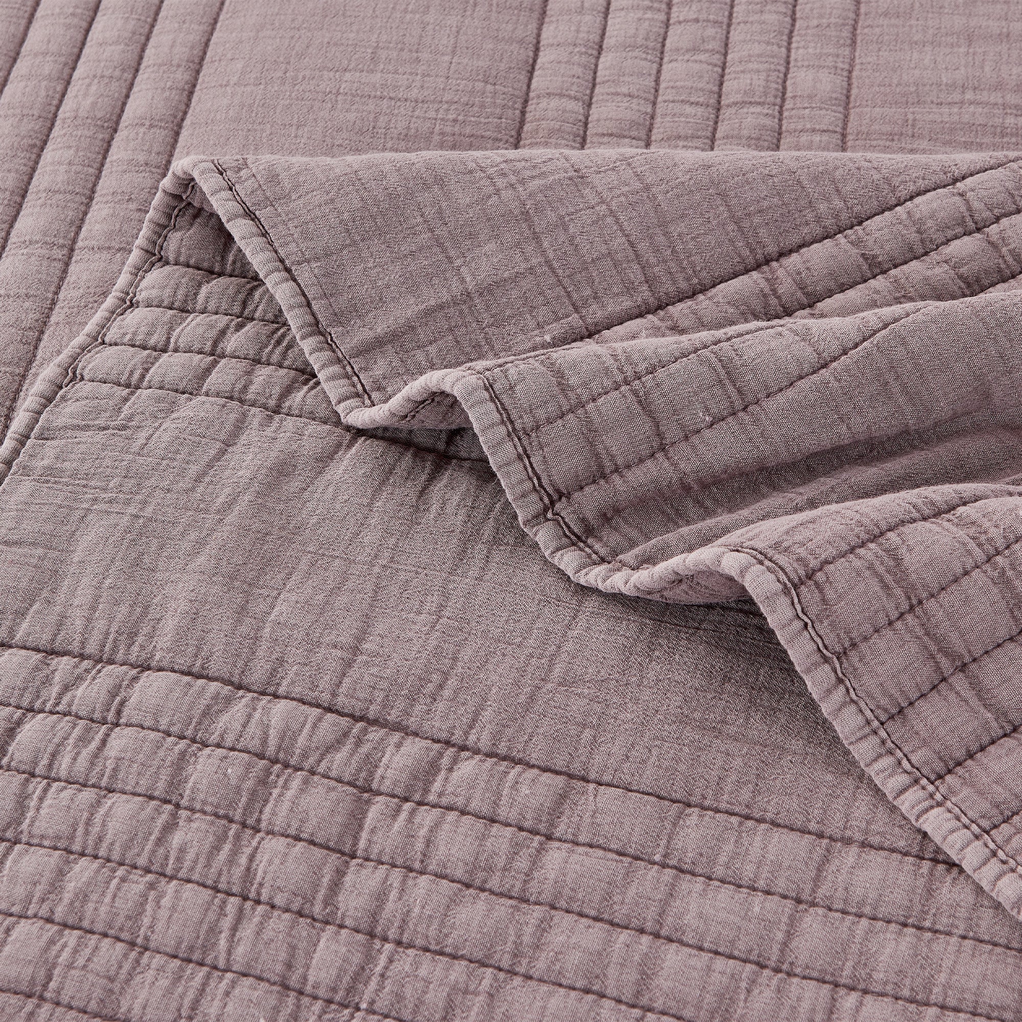 Stonewashed Cotton Quilt Set