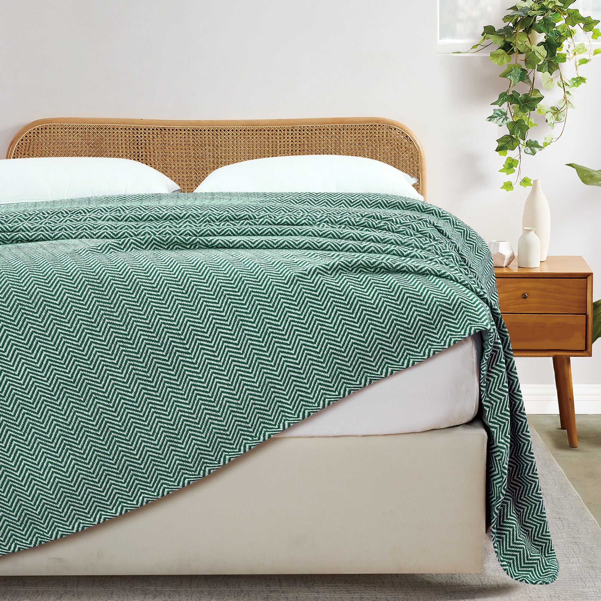 Herringbone Cotton Blanket