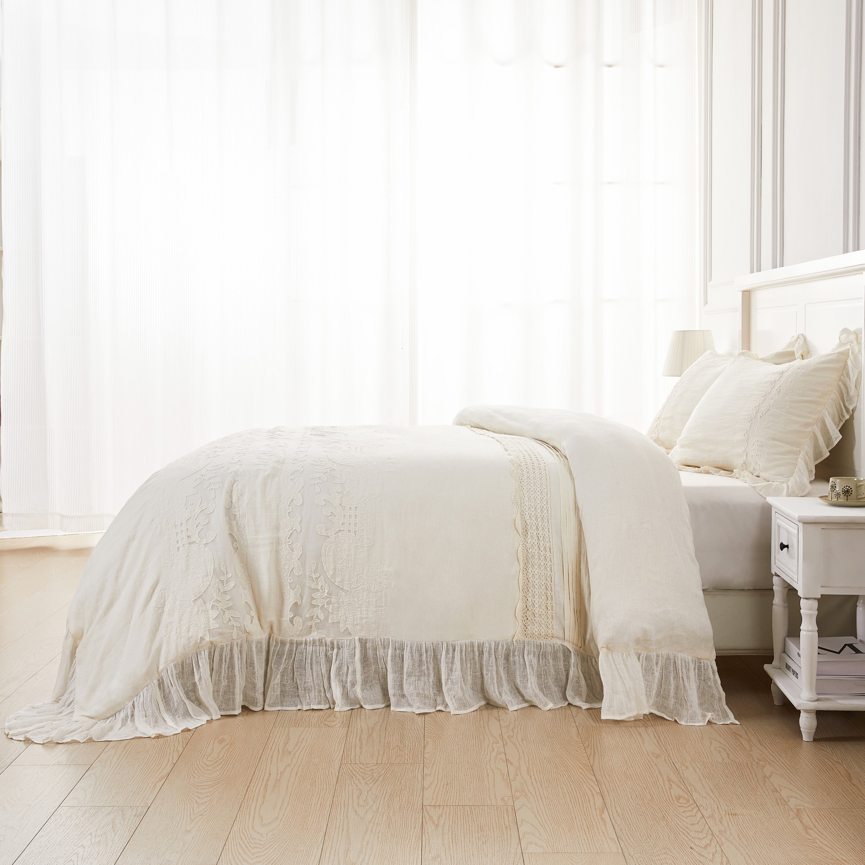 Tabitha Linen Duvet Cover Set