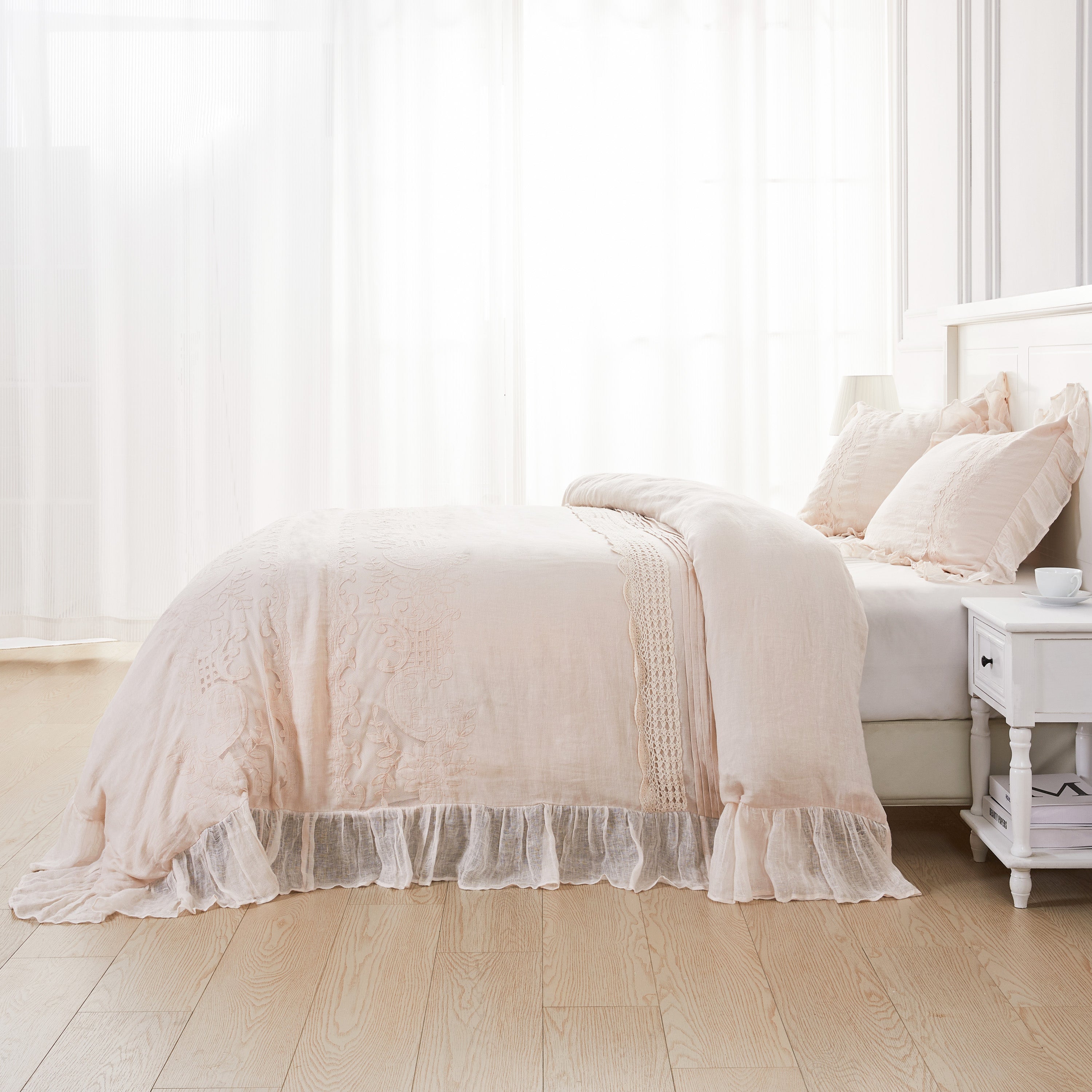 Tabitha Linen Duvet Cover Set