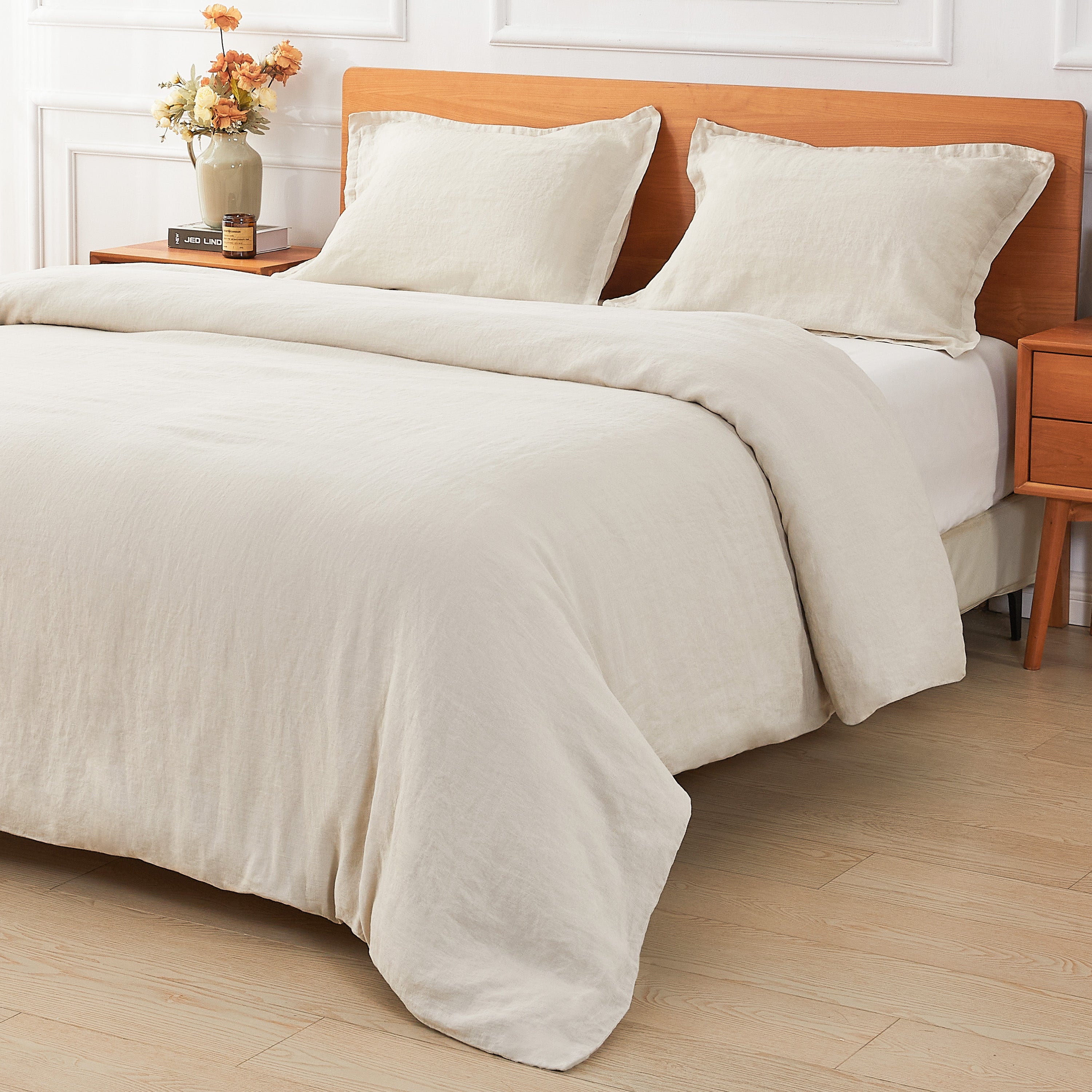 100% Linen Duvet Cover Set