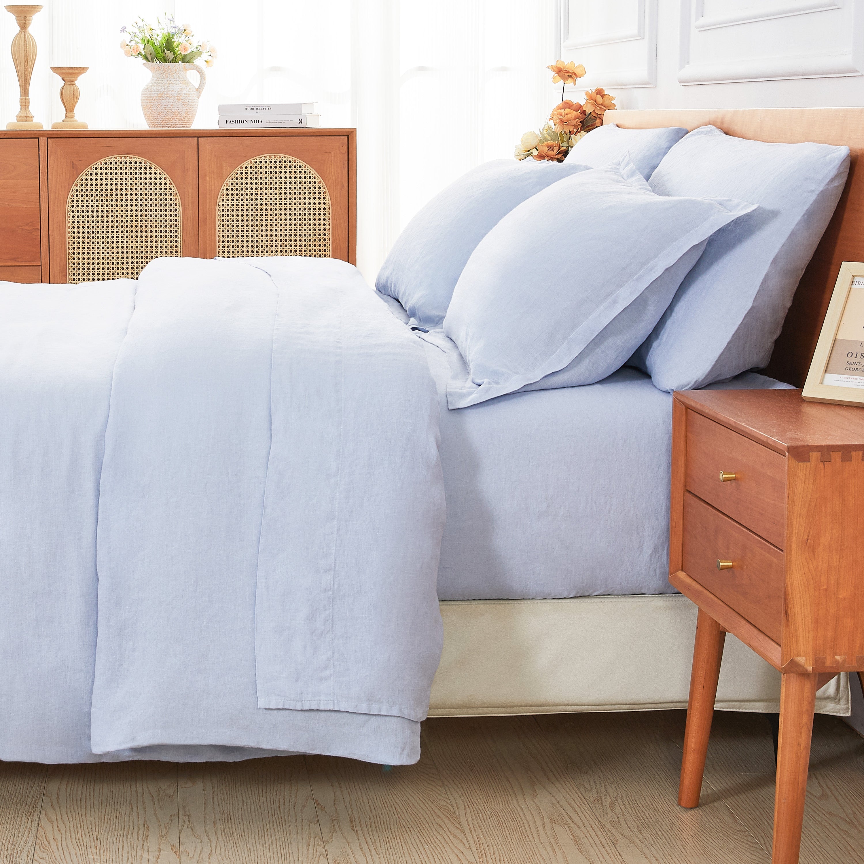 100% Linen Duvet Cover Set