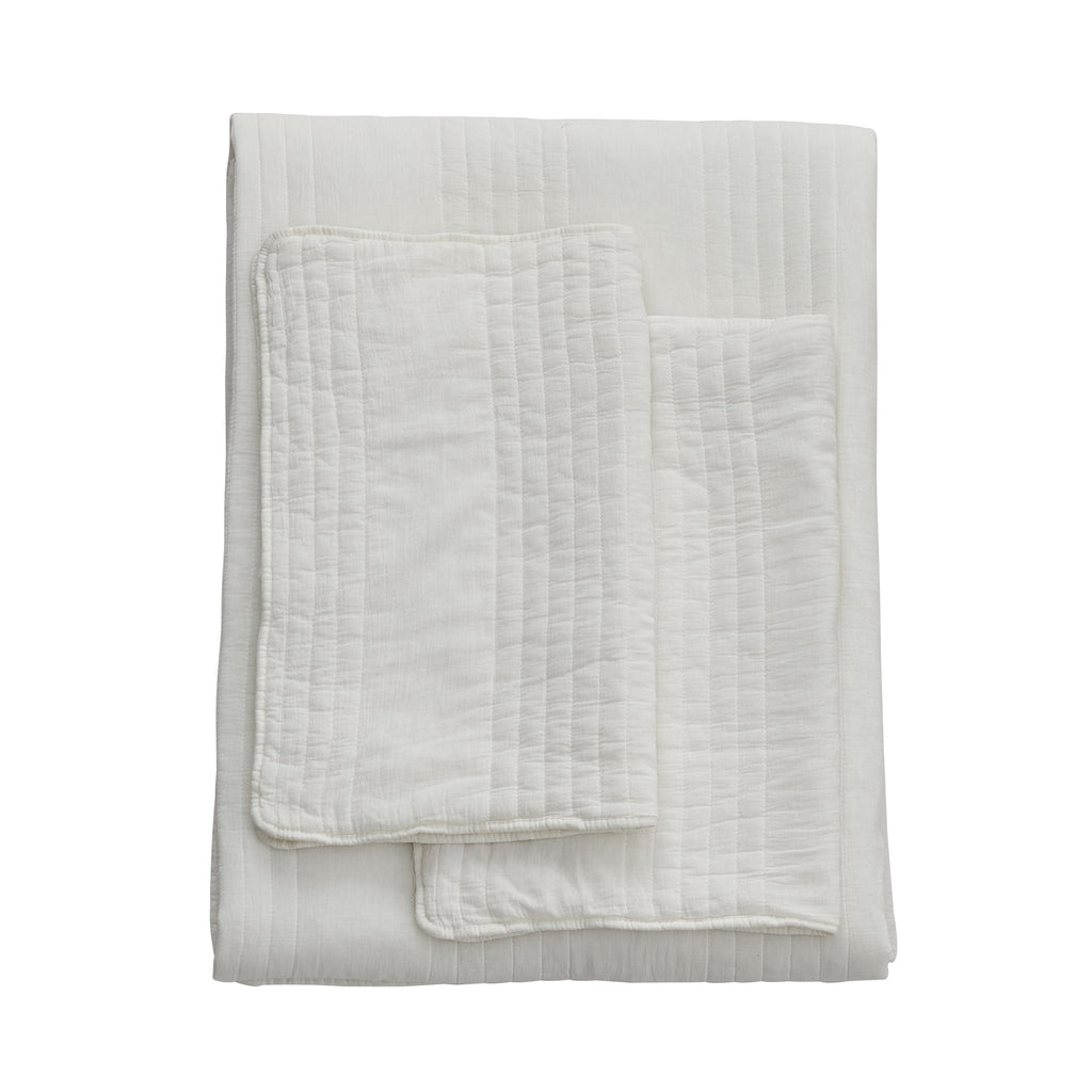 Stonewashed Cotton Quilt Set